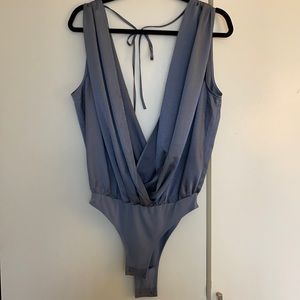 Silver Blue Bodysuit